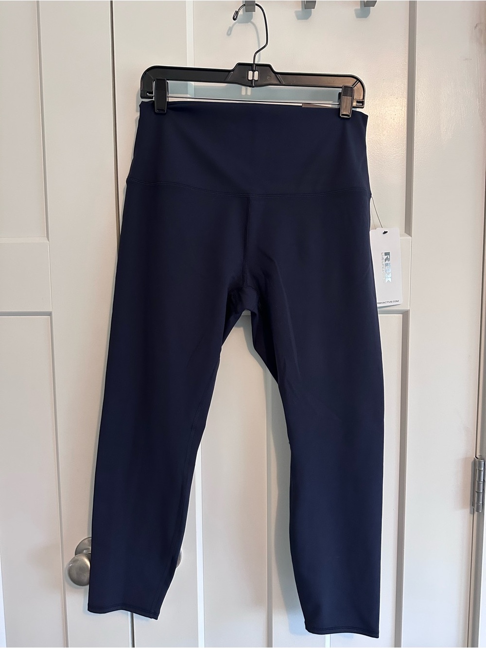RBX Navy High-Waist Stretch Leggings